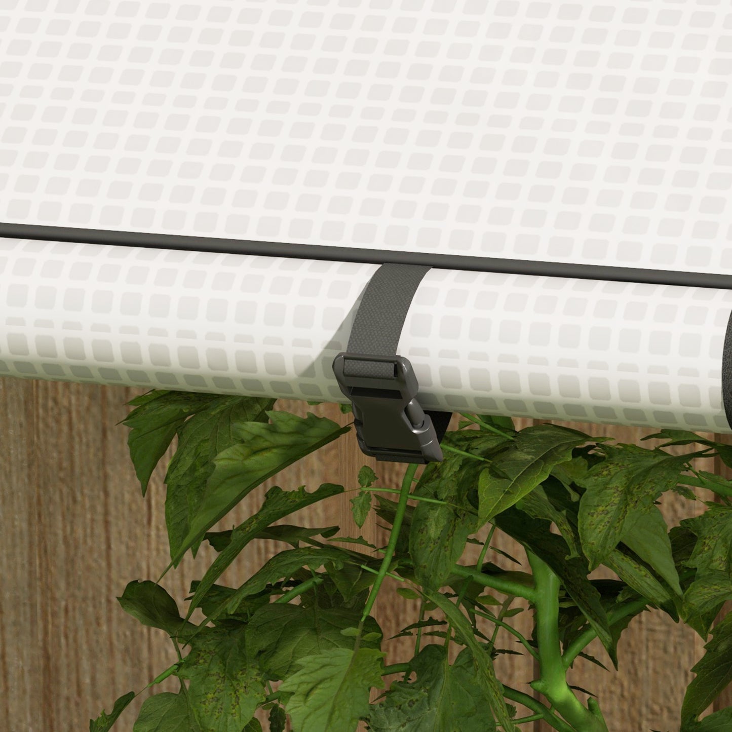 Mini Greenhouse with 4 Wire Shelves, Portable Tomato Greenhouse