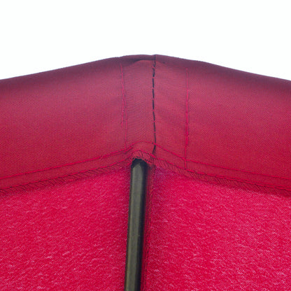 2.5m Shanghai Garden Parasol Umbrella with Crank & Tilt, Adjustable Outdoor Sun Shade, Red