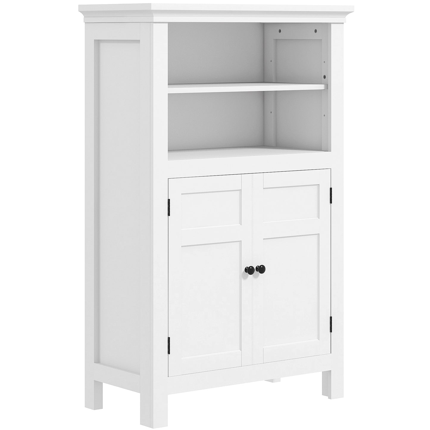 Multi-Storage Modern Bathroom Cabinet - White
