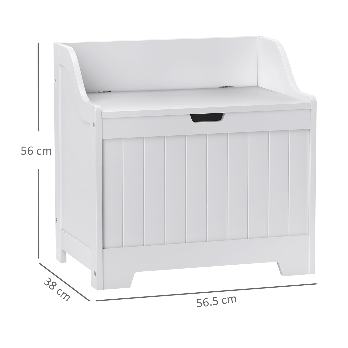61L Home Storage Chest - White