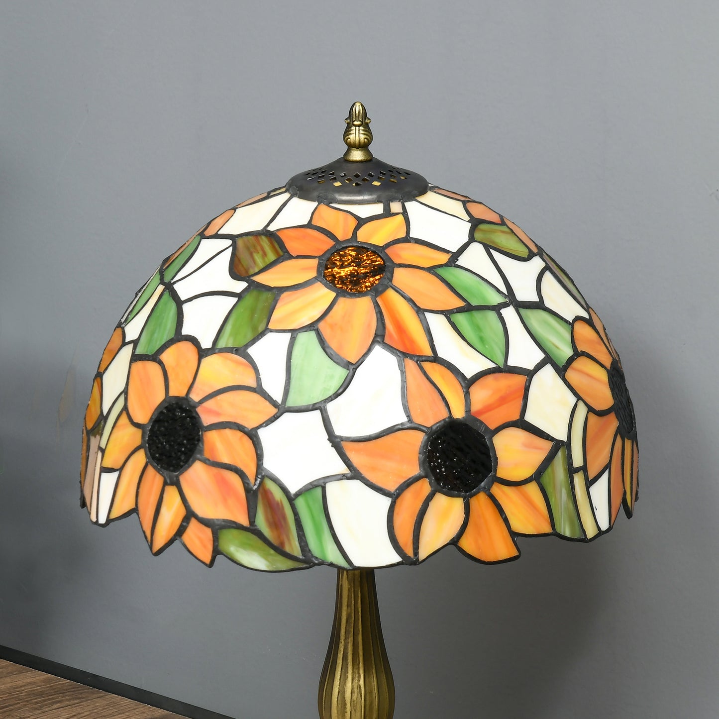 Tiffany Stained Glass Table Lamp, Handmade Antique Bedside Lamp for Bedroom, Living room, Home, Nightstand