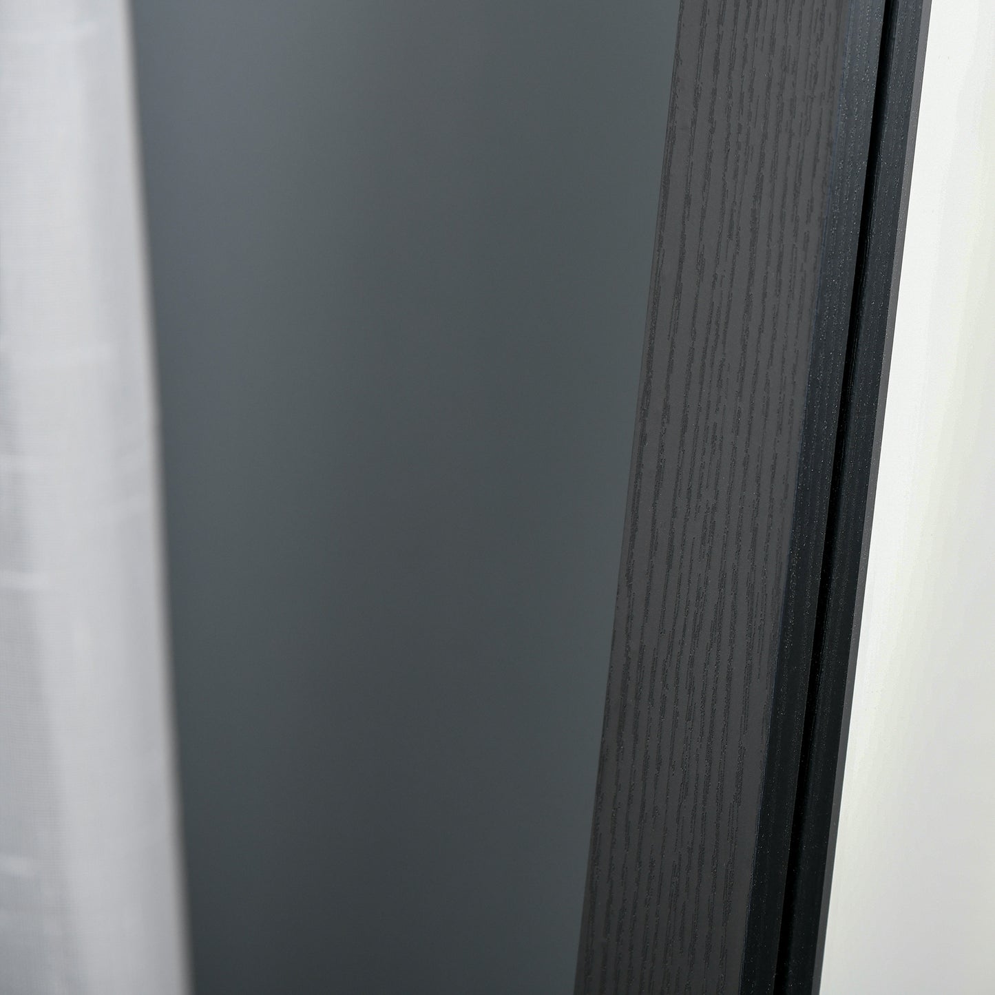 Full Length Mirror for Bedroom, Free Standing Dressing Mirror, Wall Mirror for Living Room, 37 x 154 cm, Black