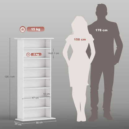 360 CD Storage Unit - White