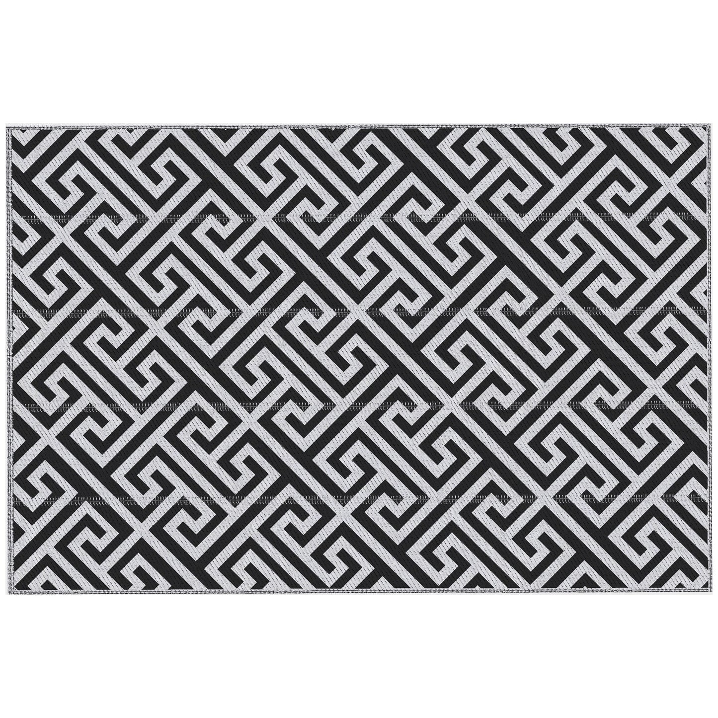 182 x 274 cm(6x9ft) Outdoor Rug Reversible Mat Plastic Straw Rug Portable RV Camping Mat for Garden Deck Picnic Indoor