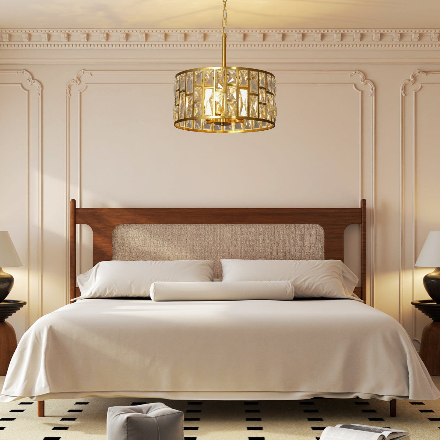72 Glass Crystallite Chandelier - Gold-Tone