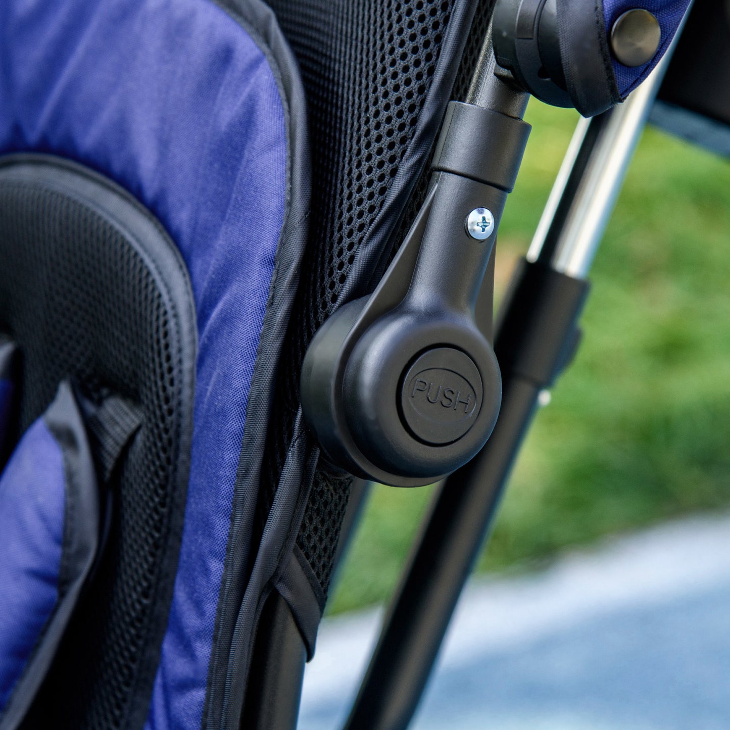 6 in 1 Kids Trike with Parent Handle, Canopy, 5-point Seat Belt, Storage, Footrest, Brake, for 1-5 Years, Dark Blue