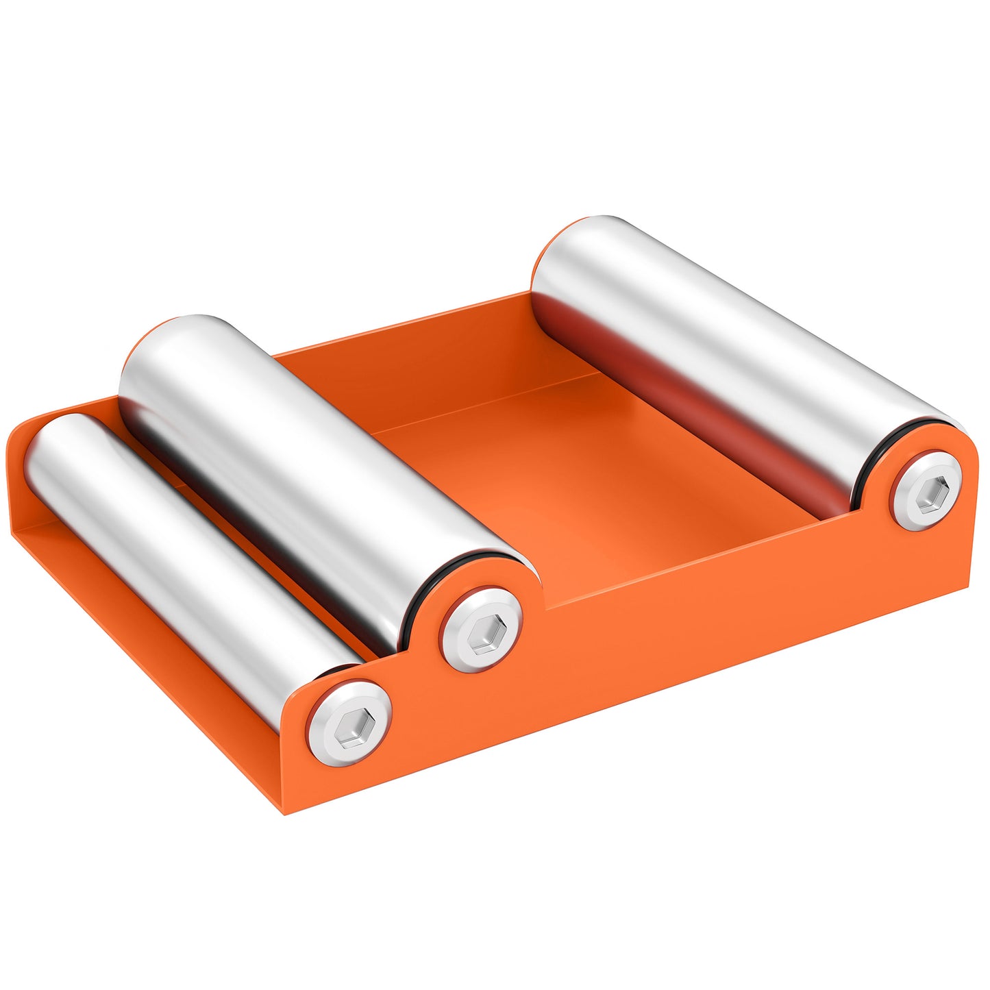 Motorcycle Wheel Cleaning Roller Stand with Steel Frame, Aluminium Rollers