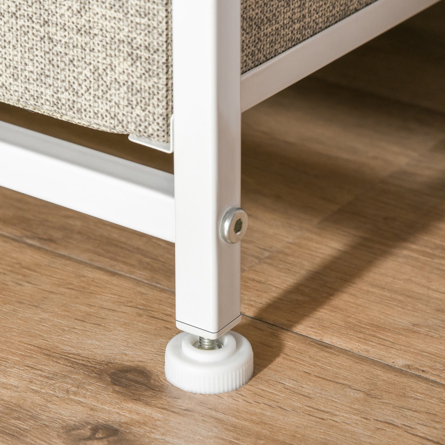 Chest of Drawers with 7 Drawers, Fabric Drawers with Large Storage Space, Drawers Dresser with Metal Frame