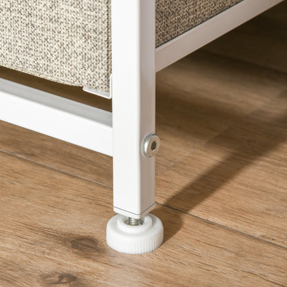 Chest of Drawers with 7 Drawers, Fabric Drawers with Large Storage Space, Drawers Dresser with Metal Frame