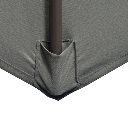 3(m) Cantilever Parasol 360° Rotation Roma Umbrella Hanging Sun Shade with Aluminium Frame, Tilt Crank