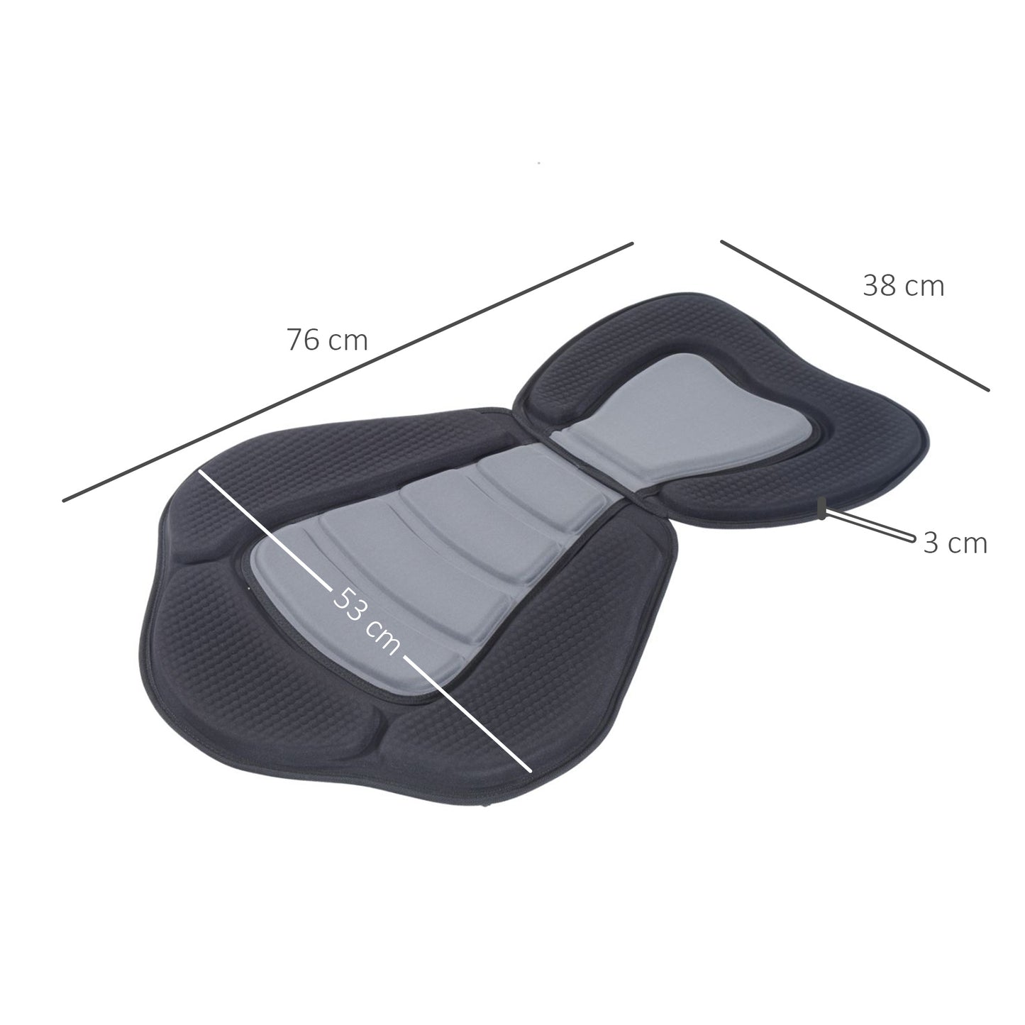 Paddle Board Seat, Detachable Kayak Seat with Padded High Backrest, Sit On Top Design, for Canoe Rafting Sports