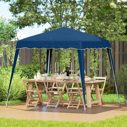 3 M x 3 M Base/ 2.5 M x 2.5 M Top Pop Up Gazebo, 2 Person Setup Instant with Carry Bag