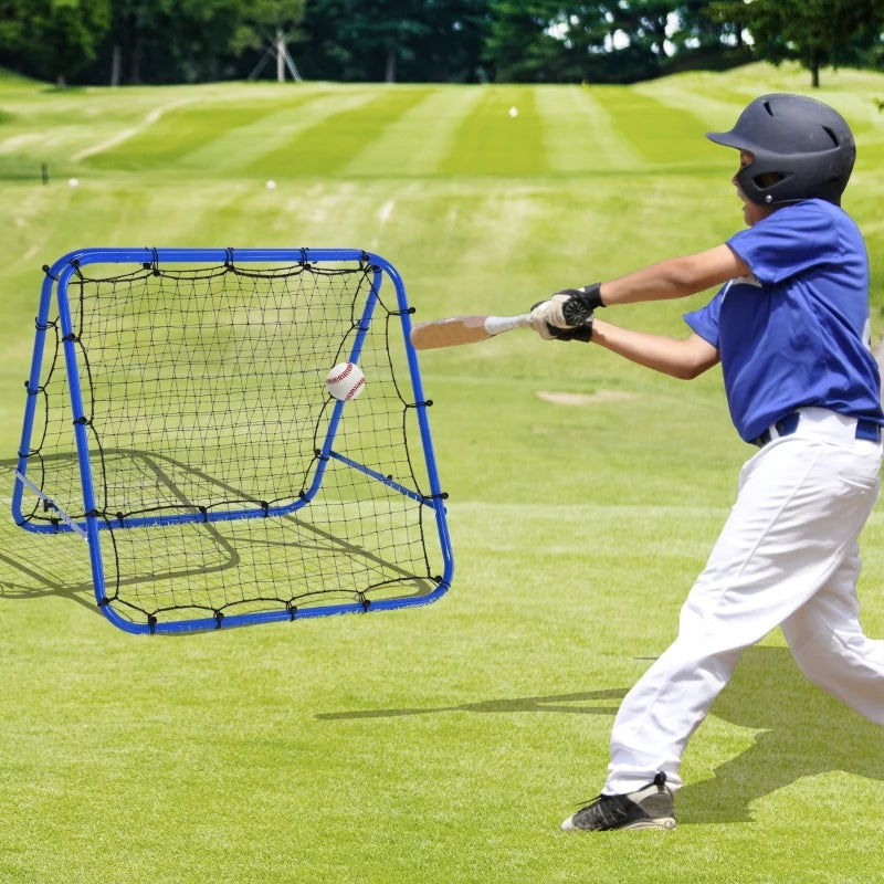 Mesh Double Sided Football Rebounder Net with 5 Adjustable Angles