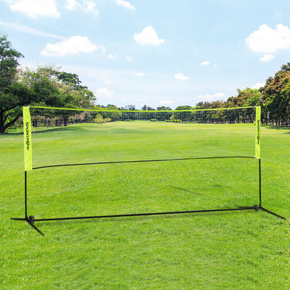4m Badminton Net, Height Adjustable Outdoor Sports Net, with Carry Bag, for Tennis, Pickleball, Volleyball