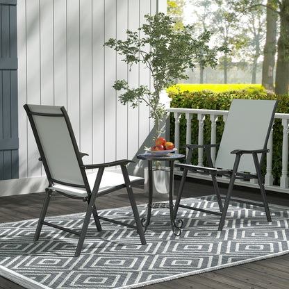 Mosaic Garden Table, 35.5 cm Round Outdoor Table with Shelf, Ceramic Tile Top