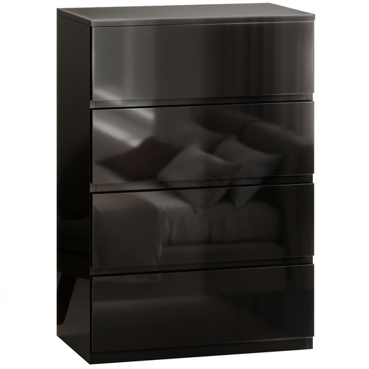 Chest of Drawers, 4-Drawer Storage Cabinets, Modern Dresser, Storage Drawer Unit for Bedroom