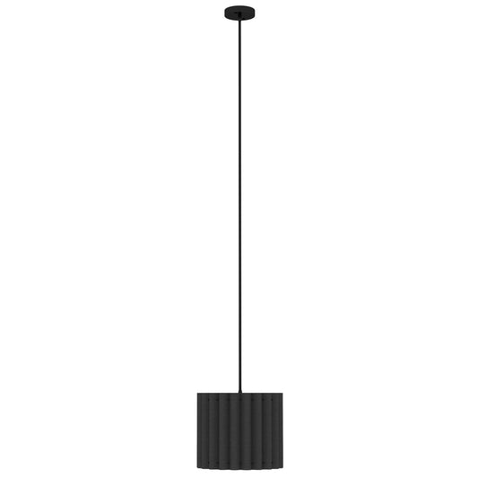 Linen Pendant Light, Bedside Ceiling Lamps with E27 Bulb, Modern Hanging Lights for Living Room, Bedroom, Kitchen, Hallway