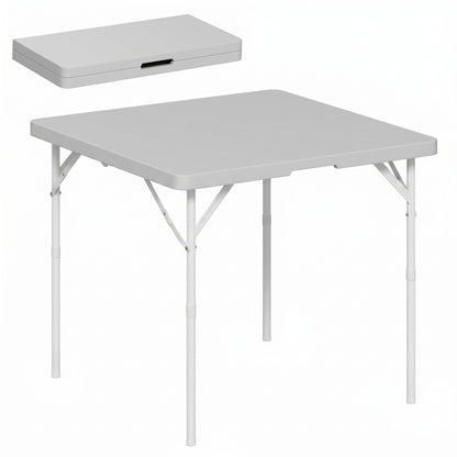 34/74cm Folding Camping Table, with Handle - Grey