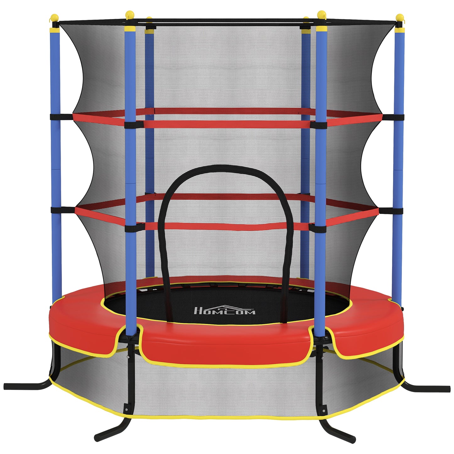 Kids Trampoline, with Safety Net, for Ages 3-10 Years