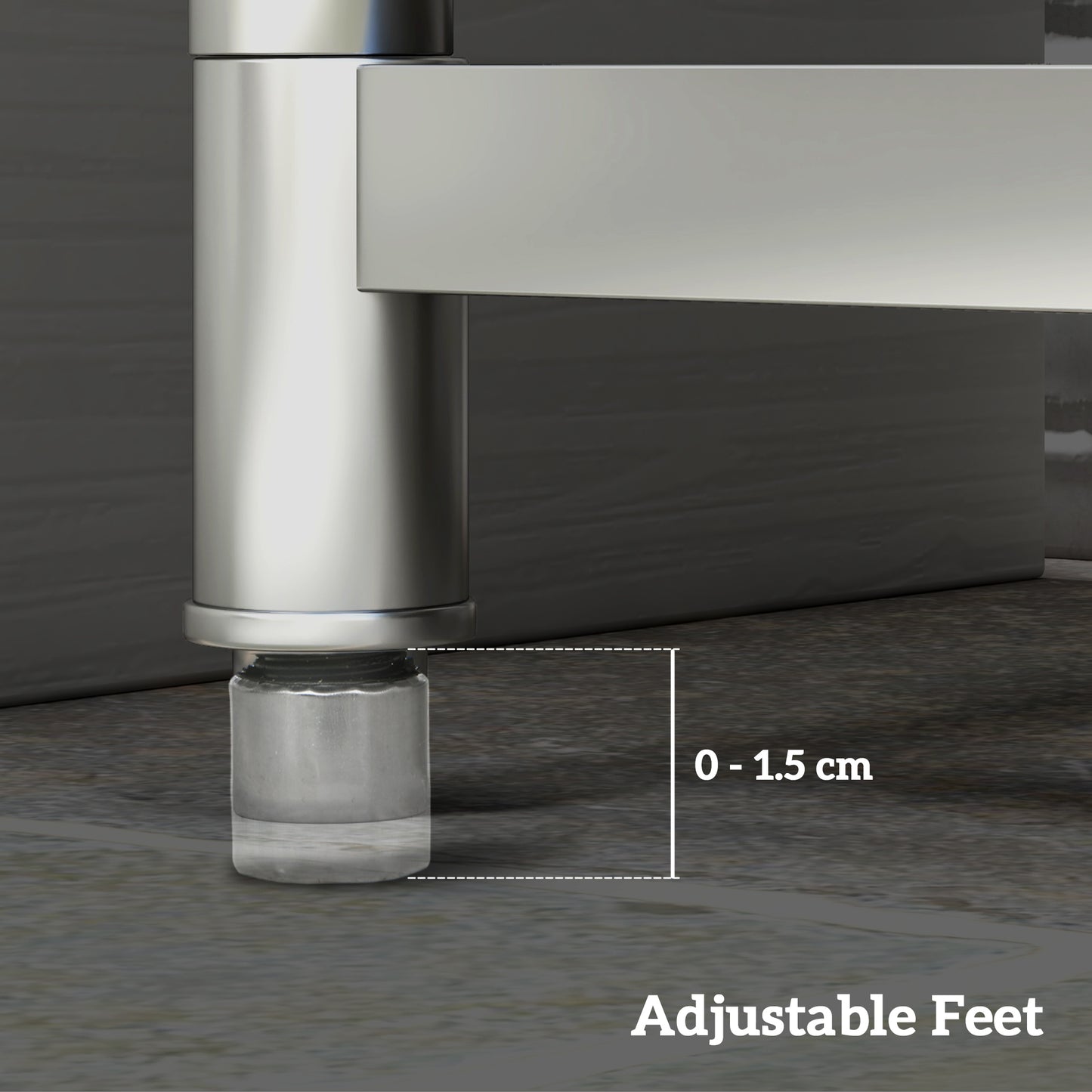 Outdoor Utility Sink, Stainless Steel Free Standing Single Bowl Kitchen Sink with Cold and Hot Water Pipe and Storage Shelf f