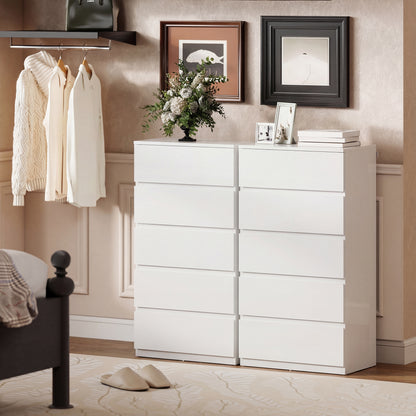 Chest of Drawers, 5-Drawer Storage Cabinets, Modern Dresser, Storage Drawer Unit for Bedroom