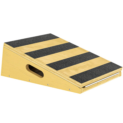 Portable Slant Board, Adjustable Incline Board Calf Stretcher with Extra Side-Handle Design for Home Gym