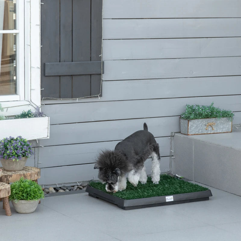 Indoor / Outdoor Grass Pet Toilet Training Mat with Urine Tray