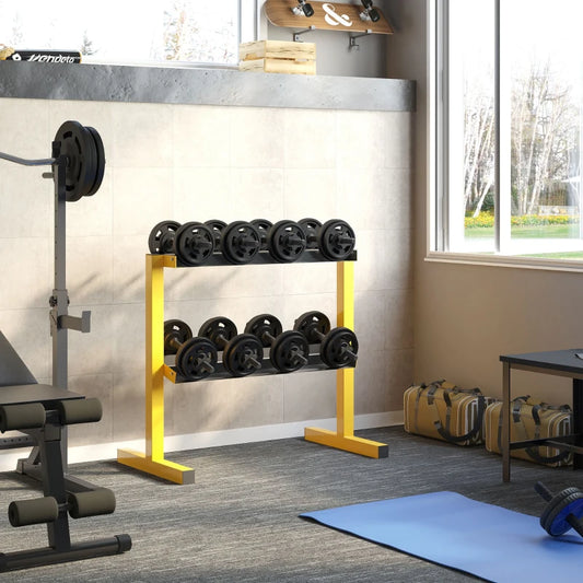 (270kg Capacity) - 2-Tier - Dumbbell Rack Stand / Organiser (Dumbbells not Included)