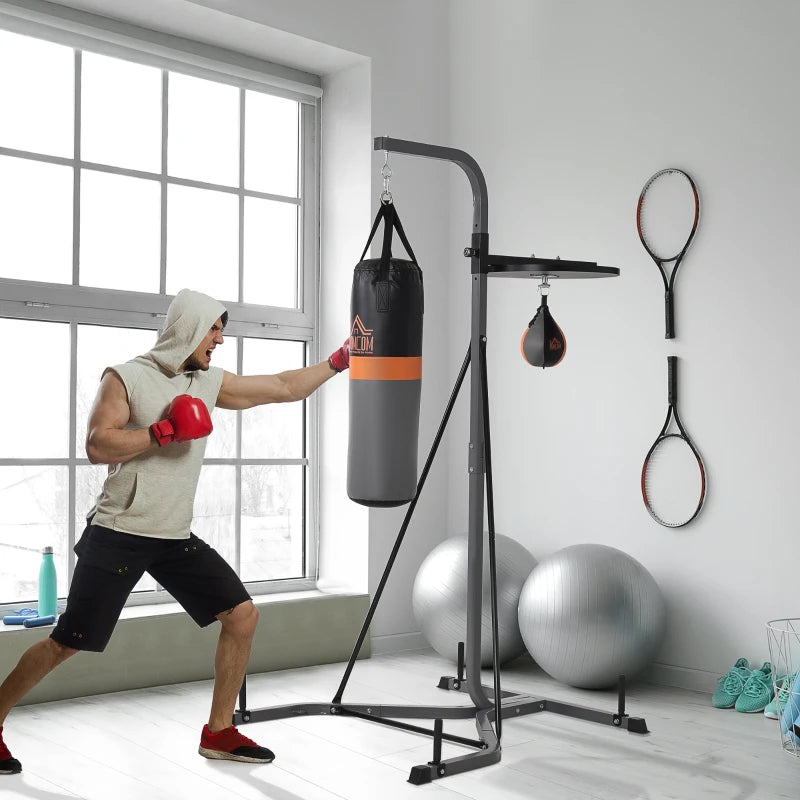 2-in-1 - Freestanding Boxing Bag / Punching Bag & Speedball Station