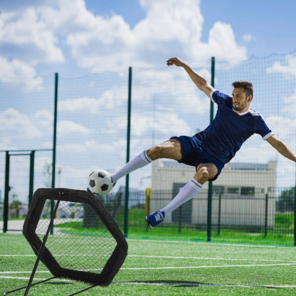 Rebounder Football Net with 5 Adjustable Angles