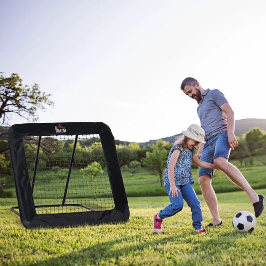 Square Shape Football Rebounder Practice Training Net with Adjustable Angles