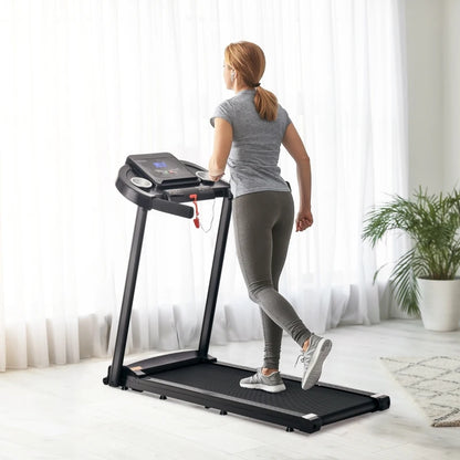 12km/h - Electric Motorised Treadmill with LED Display and Multifunctional Buttons