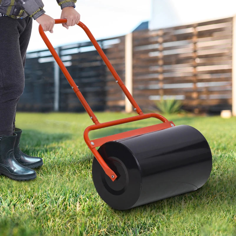 38L - Combination Push/Tow Lawn Roller Filled with Sand or Water