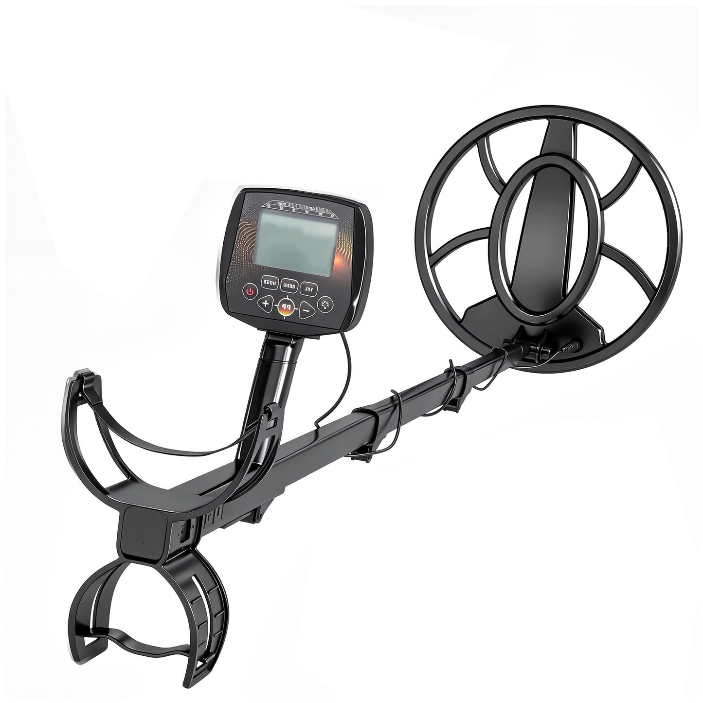 Metal Detector for Adults, IP68 Waterproof Search Coil with LCD Display, 5 Modes Gold Detector with Carry Bag, Shovel