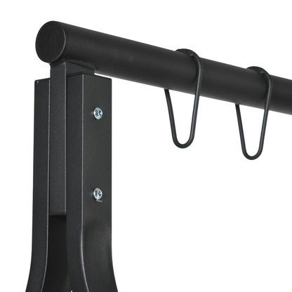 Steel Frame Multi-Swing Seat Frame - Black