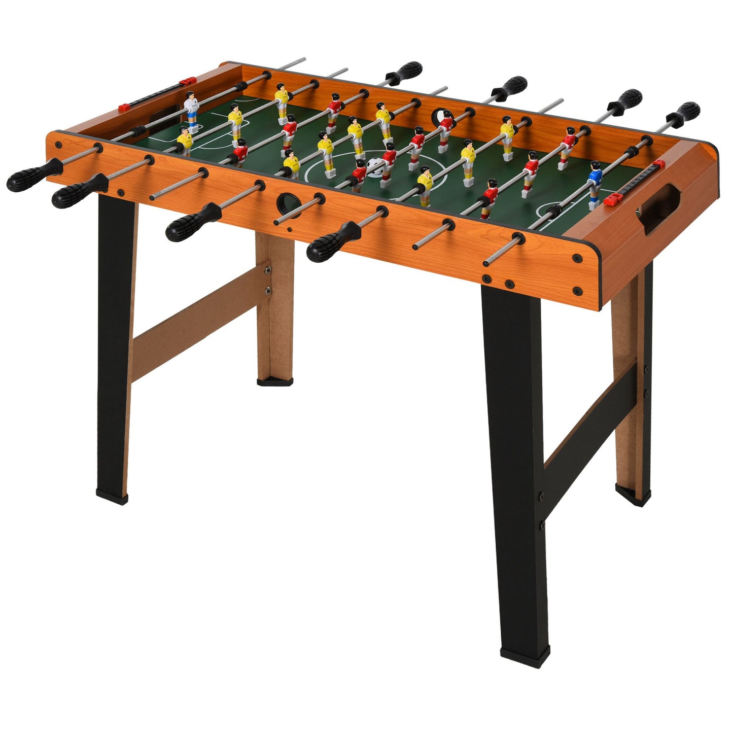 Football Table Heavy Duty 84.5cm for Arcades, Pub, Game Room, 8 Rods, 2 Foosballs