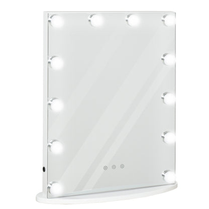 LED - Vanity Mirror Hollywood Style Dressing Room with 12 Dimmable Lights