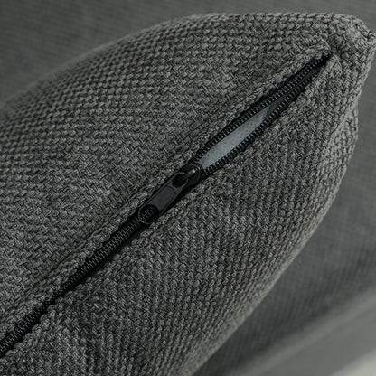 Three-Way Two-Seater Sofa Bed - Charcoal Grey