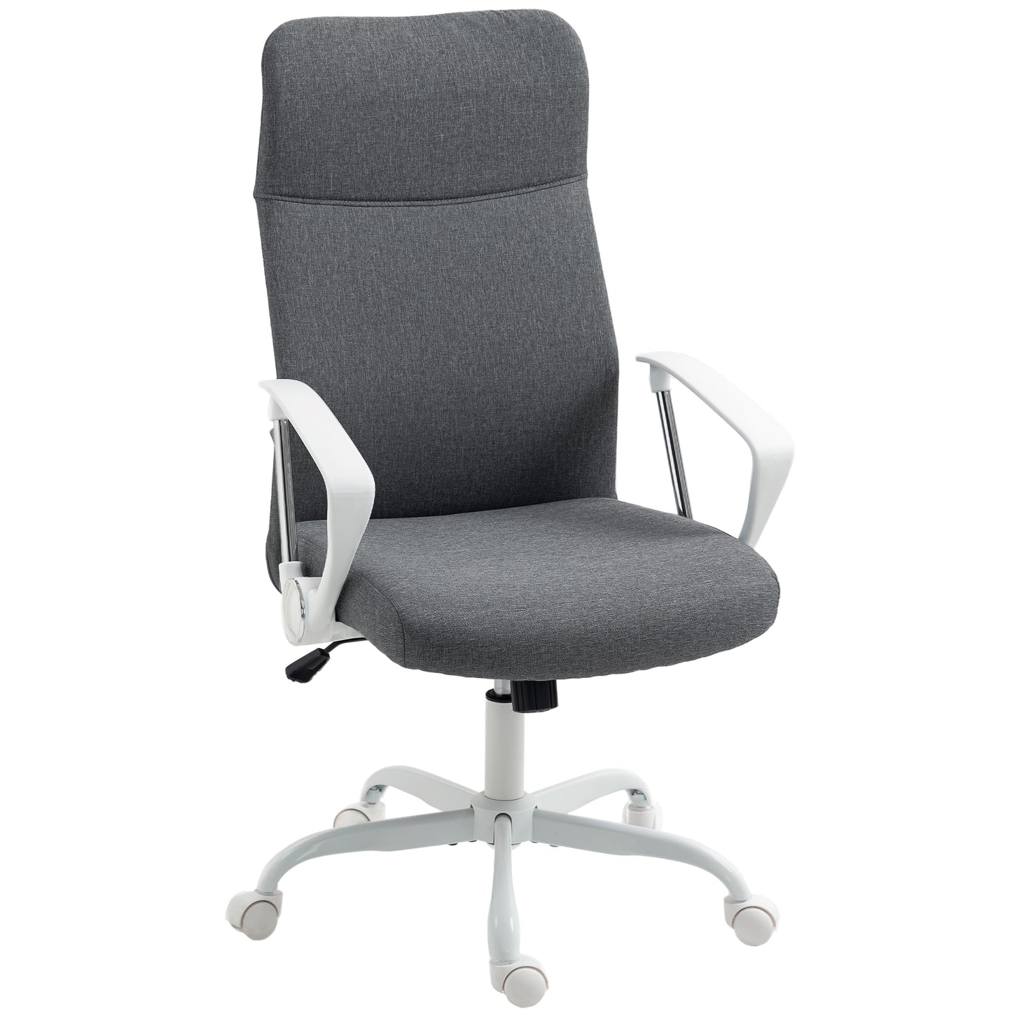Fabric High Back Office Chair - Grey