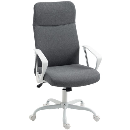 Fabric High Back Office Chair - Grey