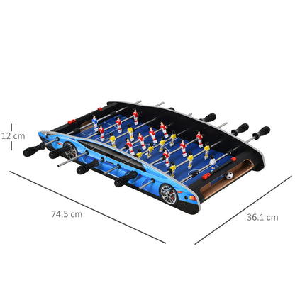 29 Inch Mini Tabletop Football Foosball Gaming Table Play Fun Game 74.5L x 36.1W x 12H CM
