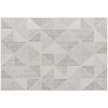 Modern Area Rug, Geometric Pattern Non-Slip Washable Rug, Soft Floor Carpet for Living Room, Bedroom, Dining Room