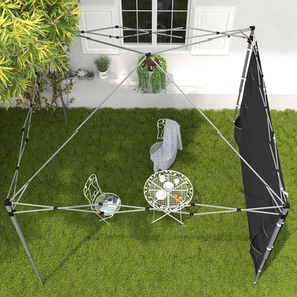 195 x 295cm Replacement Gazebo Sidewall - Black