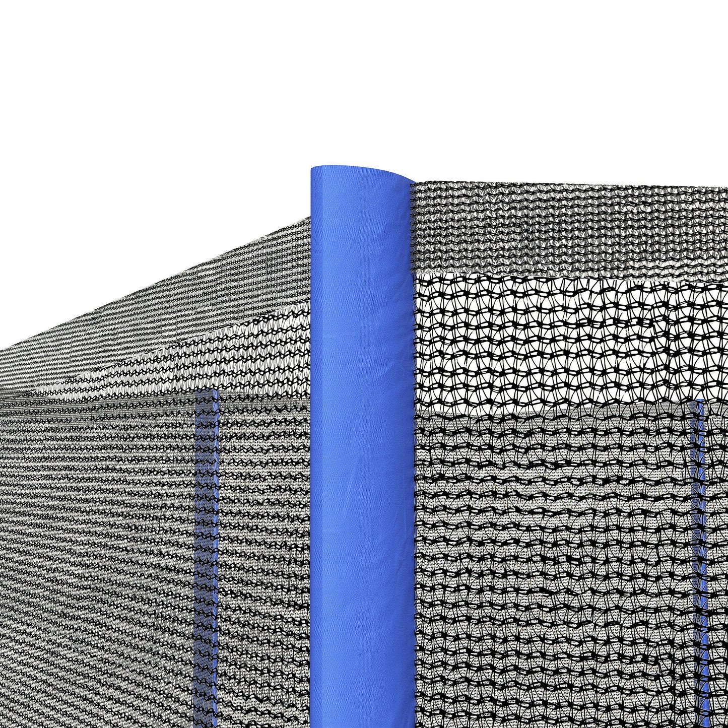 8ft Trampoline Net Replacement with 6 Plastic Pole Covers
