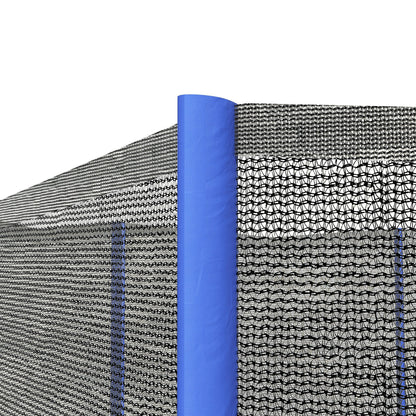 8ft Trampoline Net Replacement with 6 Plastic Pole Covers