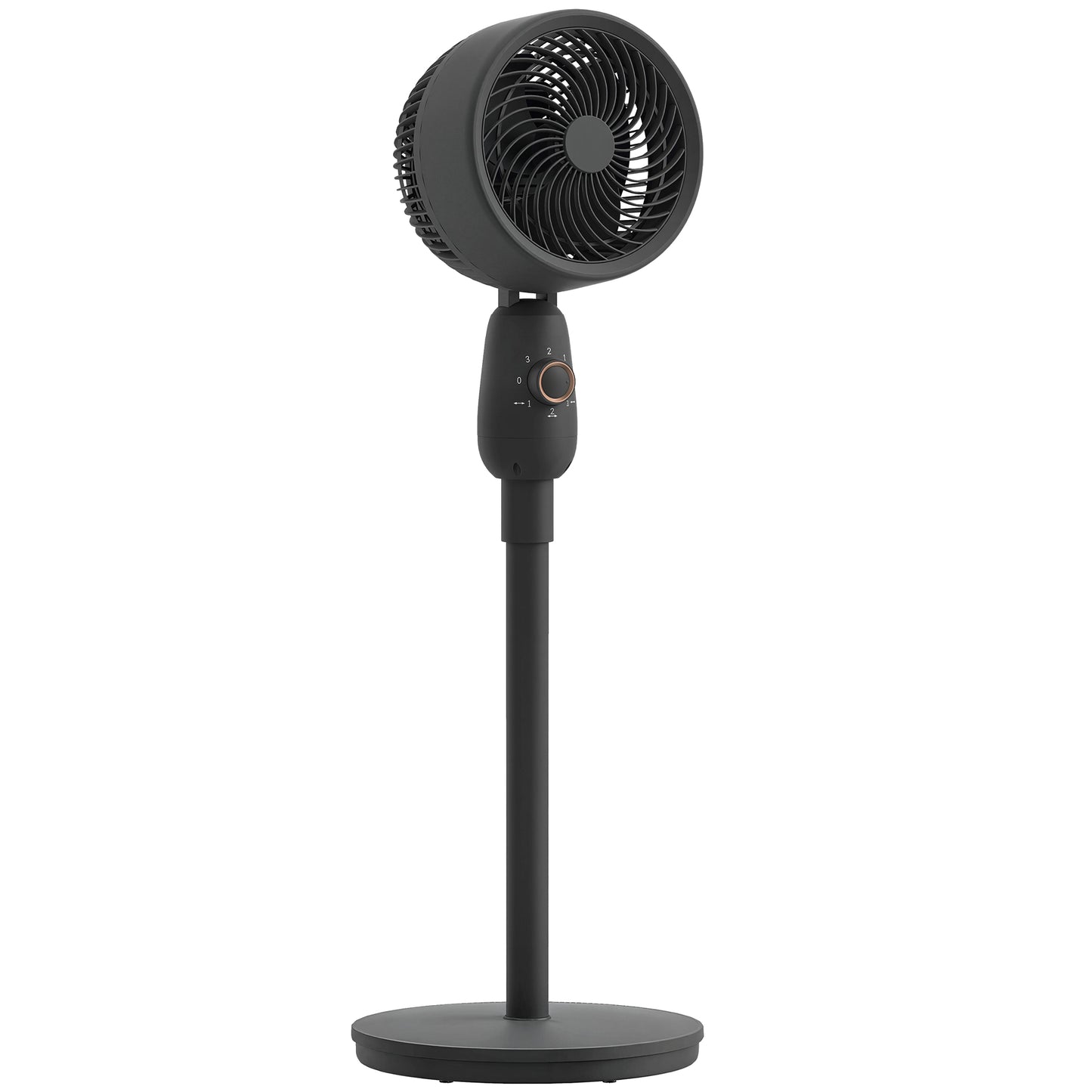 Pedestal Fan, Powerful Air Circulator, 36 Inch Floor Standing Fan with 3 Speed Settings, 70° Oscillating for Bedroom