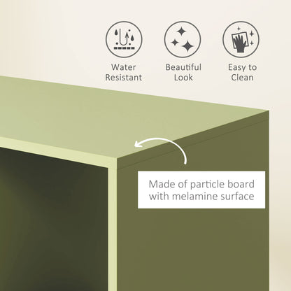 Open Wardrobe on Wheels, Bedroom Wardrobe with Clothes Hanging Rail, 2 Storage Shelves, Mobile Garment Rack for Cloakroom