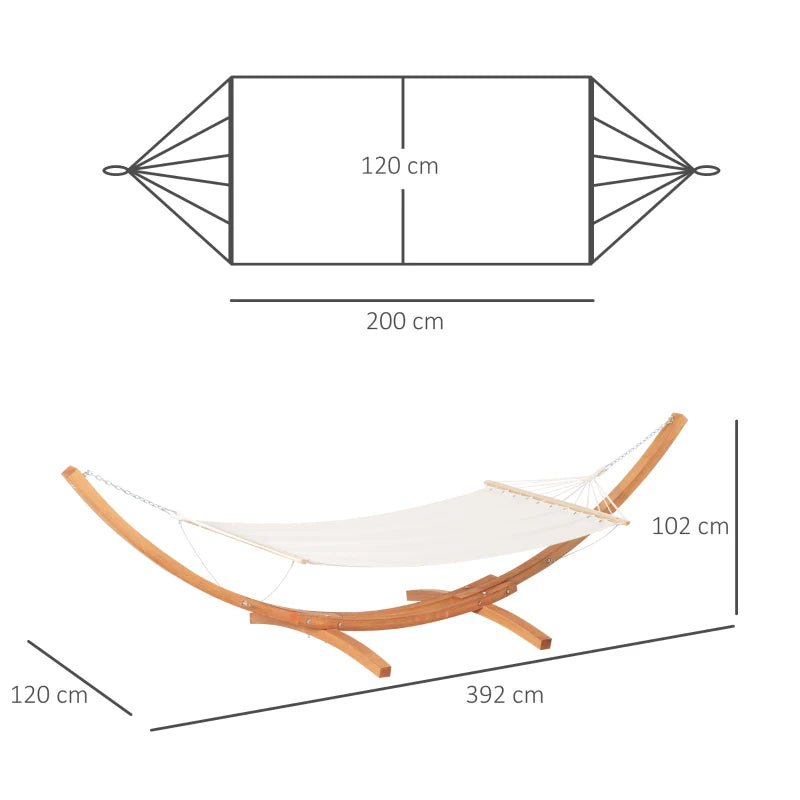 Garden Hammock Comfort Swing Bed with Stand