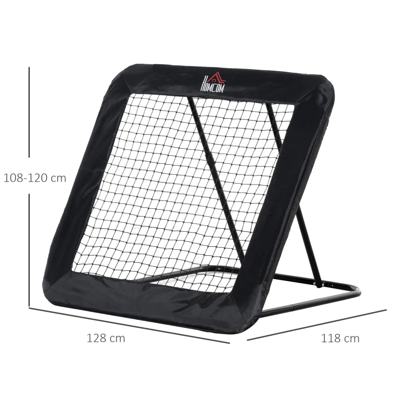 Square Shape Football Rebounder Practice Training Net with Adjustable Angles