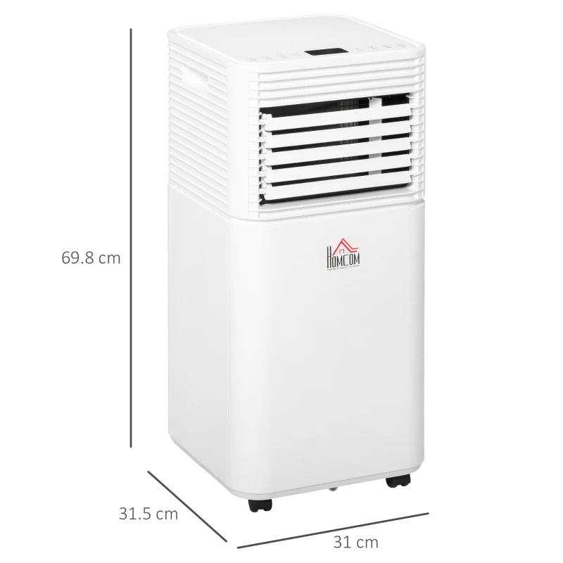 9000 BTU - 4-in-1 Air Conditioning Unit with Dehumidifier, 24hr Timer & Remote Control